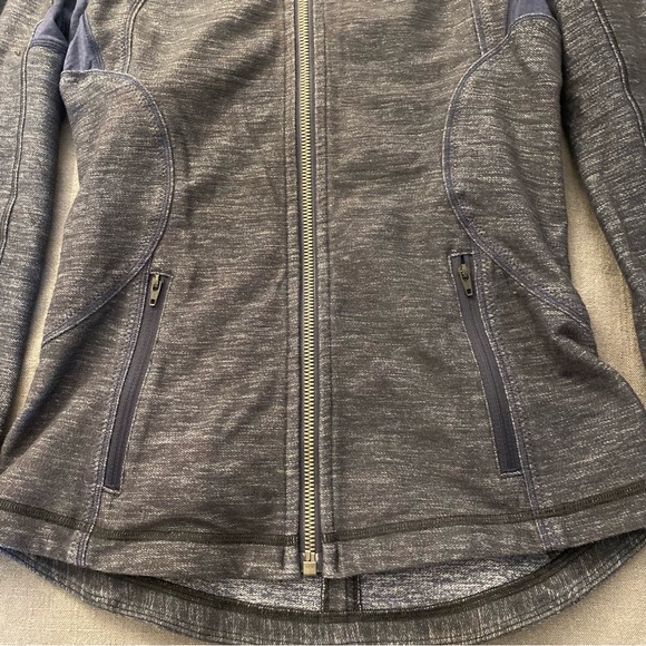 Lululemon blue denim zip up jacket - Picture 5 of 5